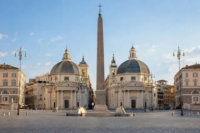 Piazza del Popolo y Via Margutta