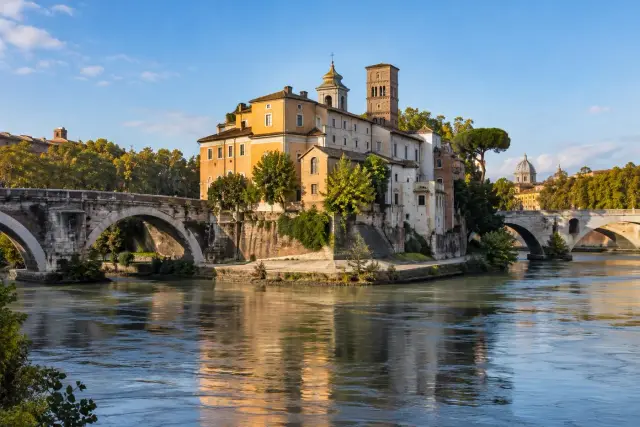 El gueto de Roma y la Isla Tiberina