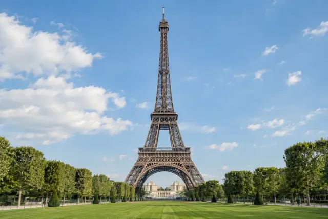 La torre Eiffel y el Campo de Marte