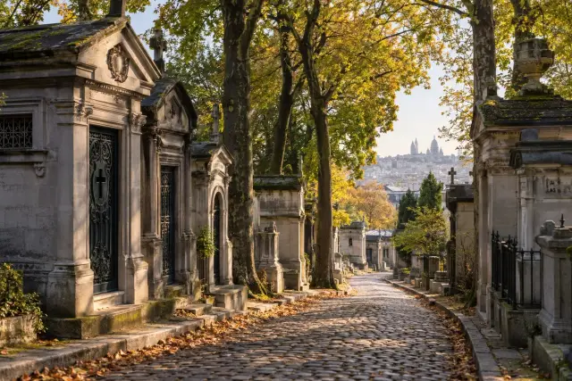El Père-Lachaise de los grandes nombres: de la puerta principal a Balzac