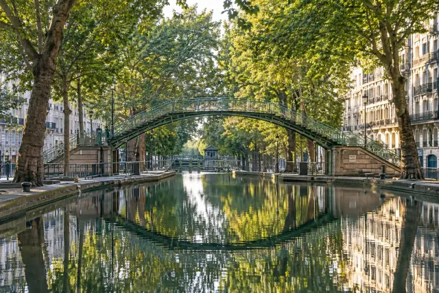 El canal Saint-Martin y la Grange-aux-Belles